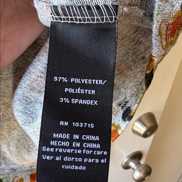 Zac & Rachel Multicolor Floral Long Sleeve Top - Picture 4 of 4